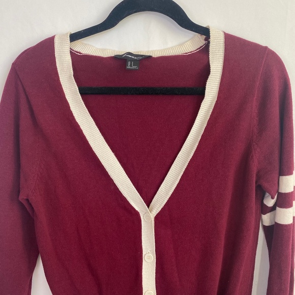 2 for 10$ Bundle || Varsity V Neck Cardigan - Picture 3 of 7